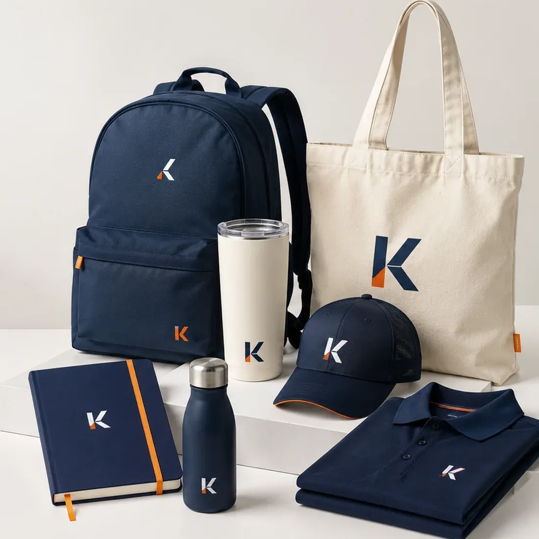 Mochila, tomatodo, gorra, tote bag y polo personalizados con logo — artículos promocionales KELAL Ecuador