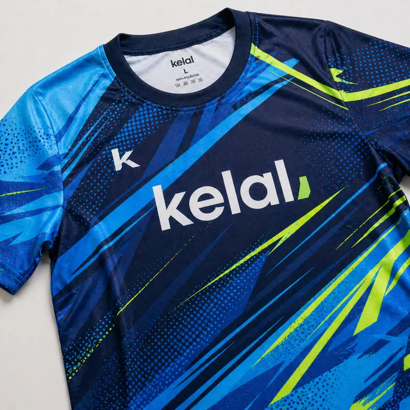 Detalle de uniformes deportivos sublimados Kelal Store
