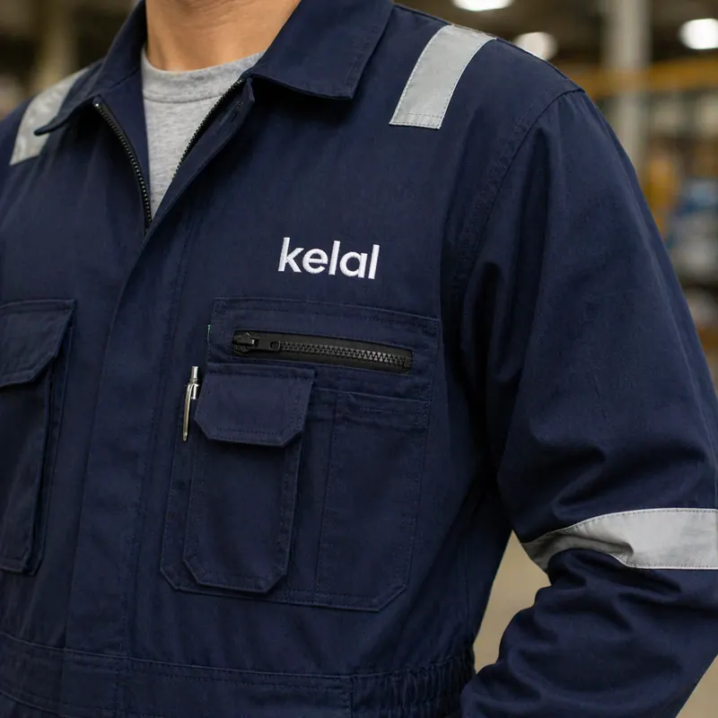 Detalle de uniformes industriales Kelal Store